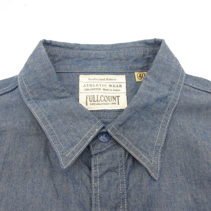 【中古】FULLCOUNT | フルカウント Chambray Shirt 長袖シャツ 4810 ブルー サイズ：40