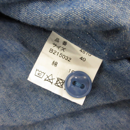 【中古】FULLCOUNT | フルカウント Chambray Shirt 長袖シャツ 4810 ブルー サイズ：40
