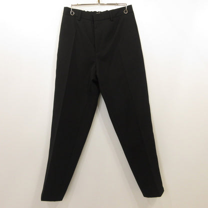 【中古】JIL SANDER | ジルサンダー ウールギャバジンテーパードパンツ その他ボトムス J21KA0011 国内正規品 ブラック サイズ：44