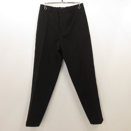 【中古】JIL SANDER | ジルサンダー ウールギャバジンテーパードパンツ その他ボトムス J21KA0011 国内正規品 ブラック サイズ：44