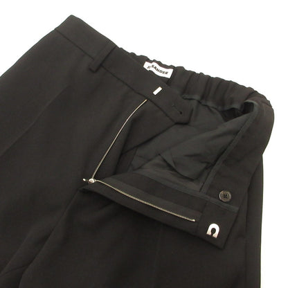 【中古】JIL SANDER | ジルサンダー ウールギャバジンテーパードパンツ その他ボトムス J21KA0011 国内正規品 ブラック サイズ：44