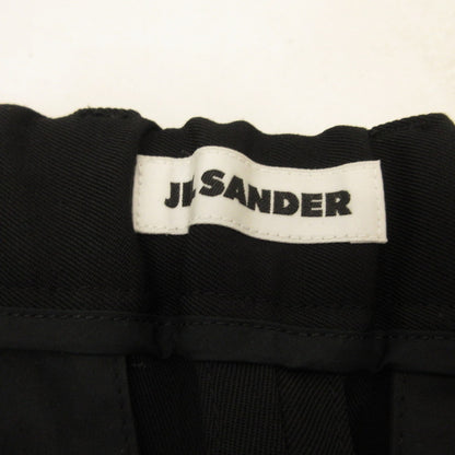 【中古】JIL SANDER | ジルサンダー ウールギャバジンテーパードパンツ その他ボトムス J21KA0011 国内正規品 ブラック サイズ：44