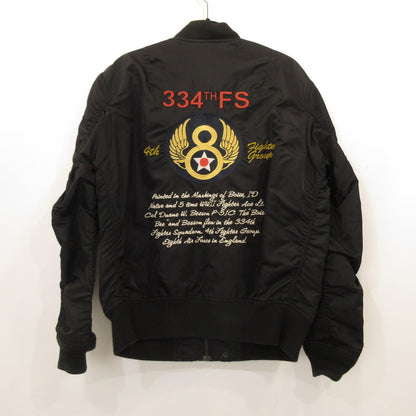 【中古】AVIREX | アヴィレックス L-2A 334TH FIGHTER SQUADRON ミリタリーコート 6162128 ｻｲｽﾞ:2XL ブラック