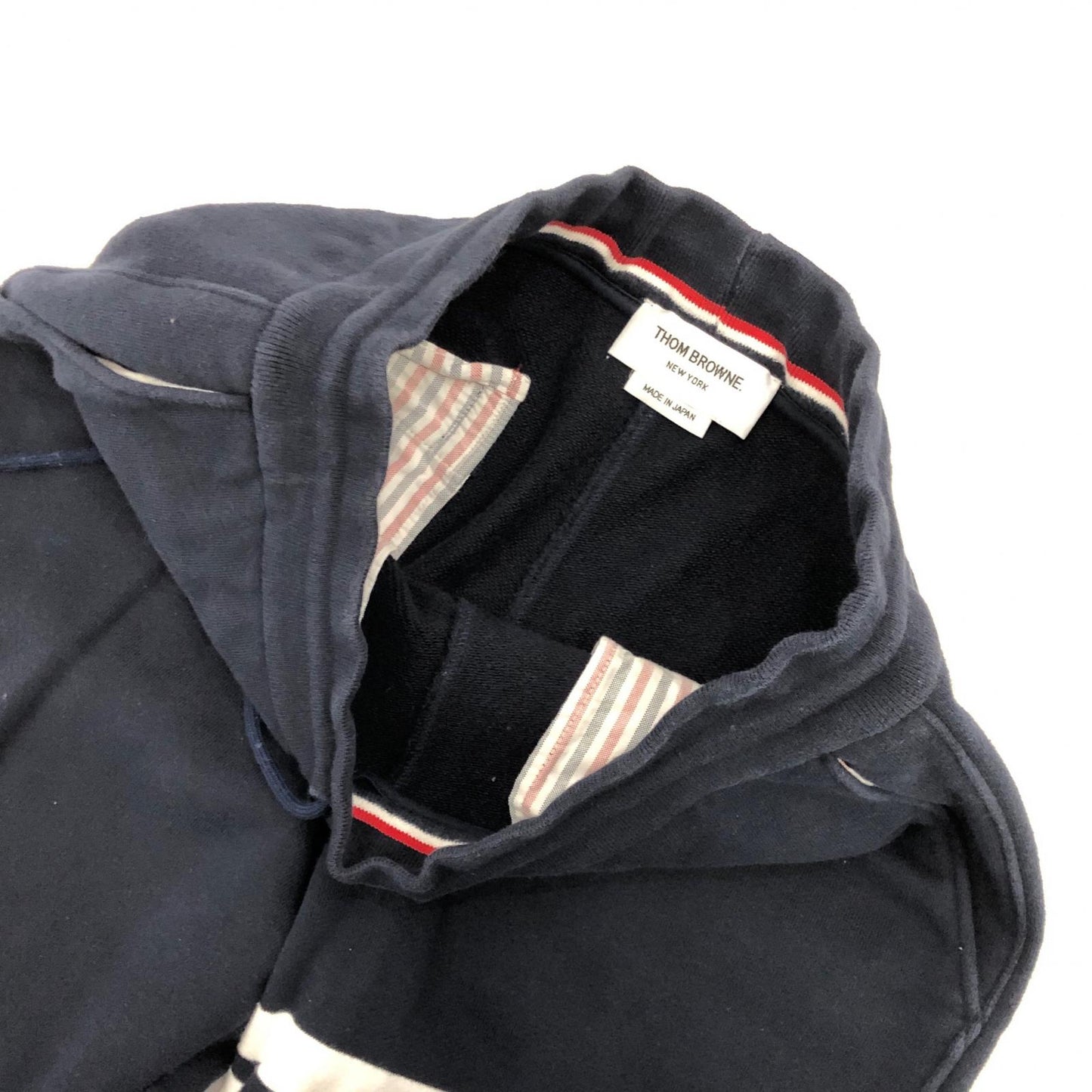 【中古】THOM BROWNE. | トムブラウン 4BAR クラシックスウェットパンツ パンツ MJQ0008H-00535461 ネイビー サイズ：1
