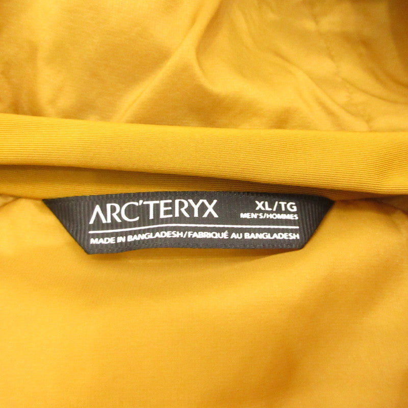 【中古】ARC'TERYX | アークテリクス ATOM HEAVYWEIGHT HOODY 中綿ジャケット X000007302 イエロー サイズ：XL