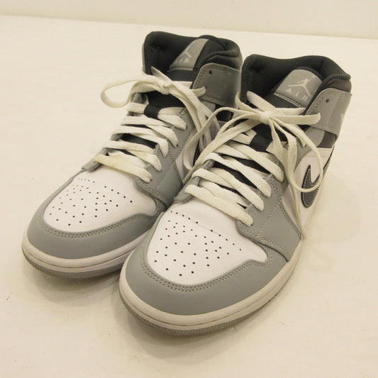 【中古】NIKE | ナイキ AIR JORDAN 1 MID GREYSCALE スニーカー 554724-078 2022S/S グレー 26.5cm