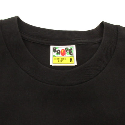 A BATHING APE | A BATHING APE PHOTO PRINT APE HEAD RELAXED FIT TEE Short-sleeved T-shirt 1L30-110-333 Black Size: M