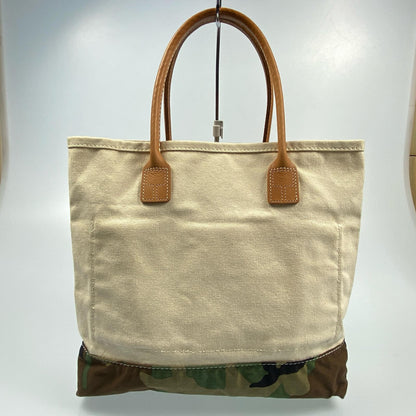 【中古】 トートバッグ アイボリー