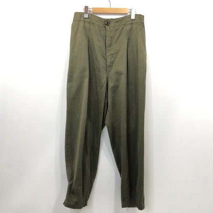 【中古】MILITARY衣料 | ミリタリーイリョウ パンツ 50-60s カーキ