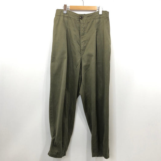 【中古】MILITARY衣料 | ミリタリーイリョウ パンツ 50-60s カーキ