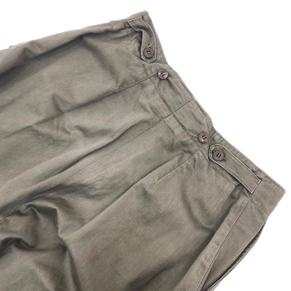 【中古】MILITARY衣料 | ミリタリーイリョウ パンツ 50-60s カーキ