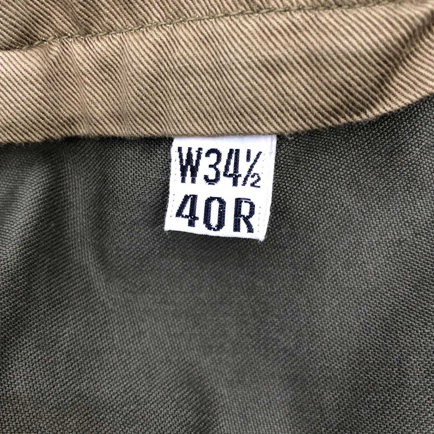 【中古】MILITARY衣料 | ミリタリーイリョウ パンツ 50-60s カーキ