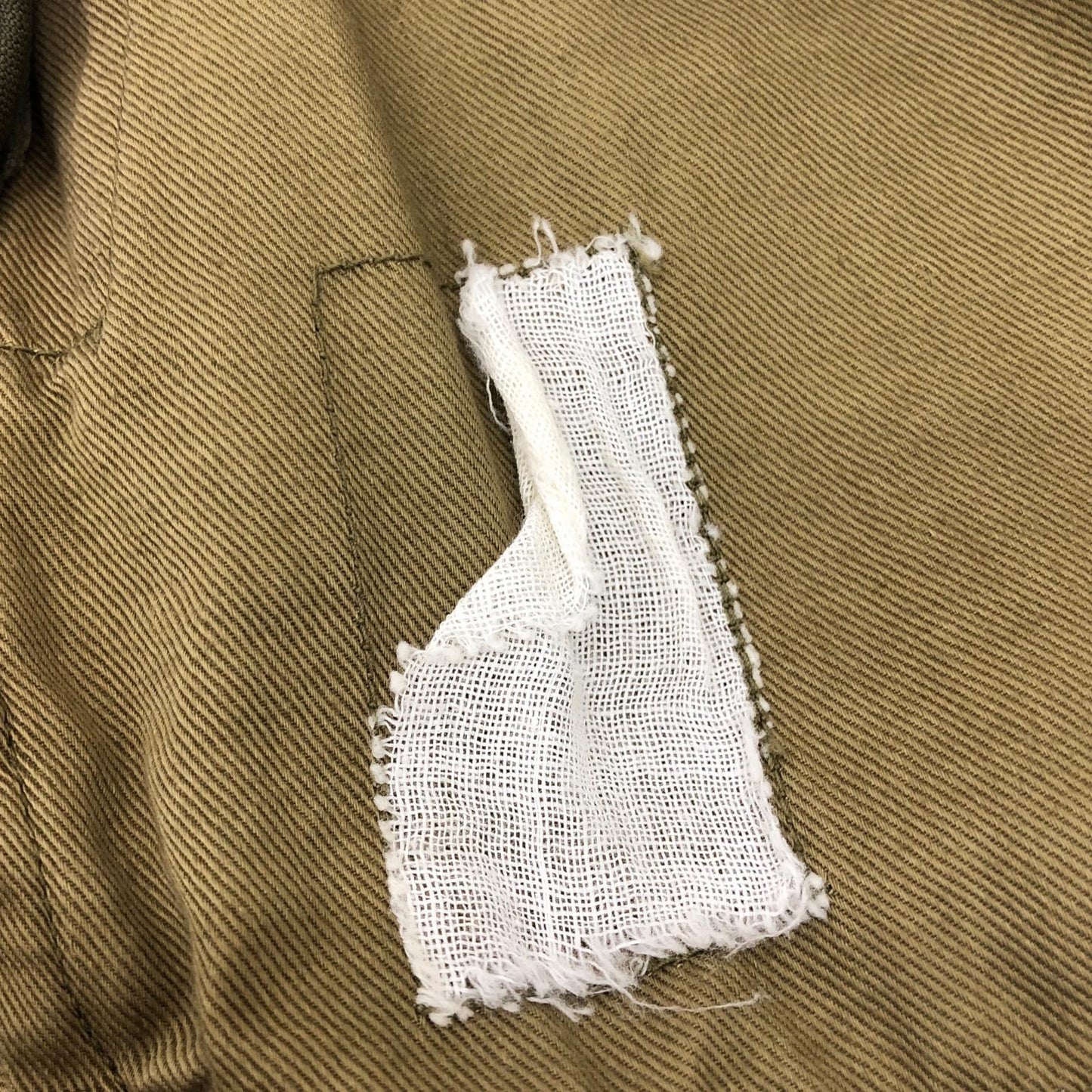 【中古】MILITARY衣料 | ミリタリーイリョウ パンツ 50-60s カーキ