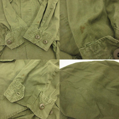 【中古】MILITARY衣料 | ミリタリーイリョウ ジャングルファティーグジャケット ミリタリージャケット 8405-935-4707 U.S.ARMY オリーブ サイズ：M