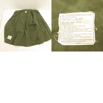 【中古】MILITARY衣料 | ミリタリーイリョウ ジャングルファティーグジャケット ミリタリージャケット 8405-935-4707 U.S.ARMY オリーブ サイズ：M