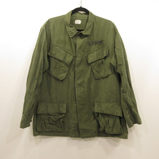 【中古】MILITARY衣料 | ミリタリーイリョウ ジャングルファティーグジャケット ミリタリージャケット 8405-935-4707 U.S.ARMY オリーブ サイズ：M