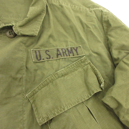 【中古】MILITARY衣料 | ミリタリーイリョウ ジャングルファティーグジャケット ミリタリージャケット 8405-935-4707 U.S.ARMY オリーブ サイズ：M