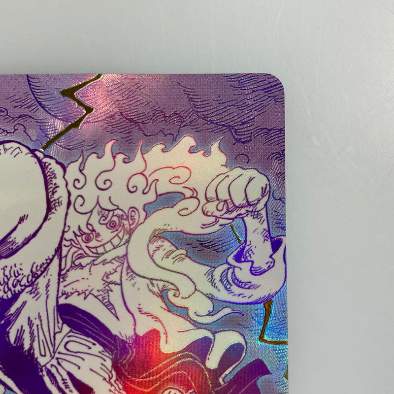 【中古】 ワンピースカード　R)ゴムゴムの巨人【パラレル】（原作絵）OP09-078