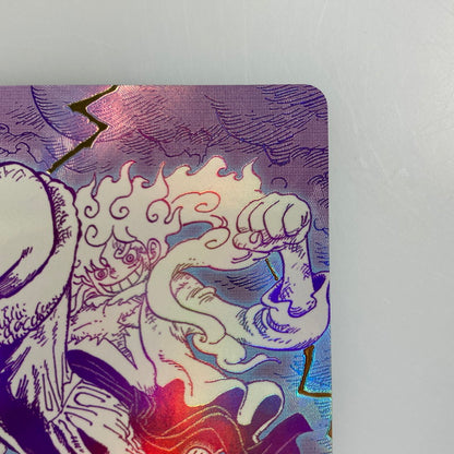 【中古】 ワンピースカード　R)ゴムゴムの巨人【パラレル】（原作絵）OP09-078