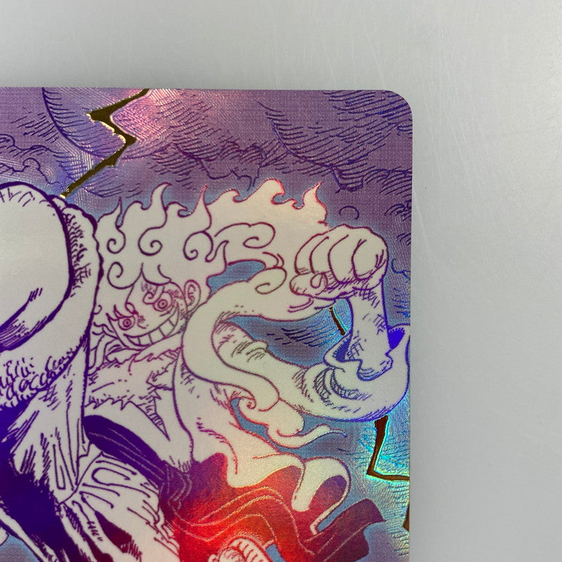 【中古】 ワンピースカード　R)ゴムゴムの巨人【パラレル】（原作絵）OP09-078