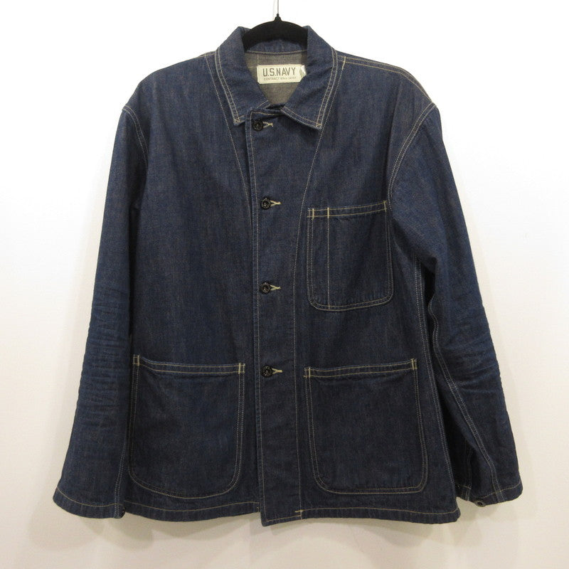 【中古】COLIMBO | コリンボ NAVAL WORK JKT. N-3 TYPE カバーオール ZZ-0163 ネイビー サイズ：M