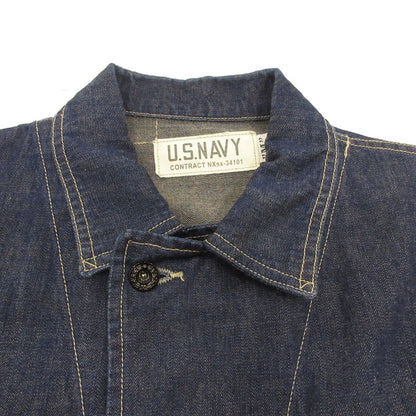 【中古】COLIMBO | コリンボ NAVAL WORK JKT. N-3 TYPE カバーオール ZZ-0163 ネイビー サイズ：M
