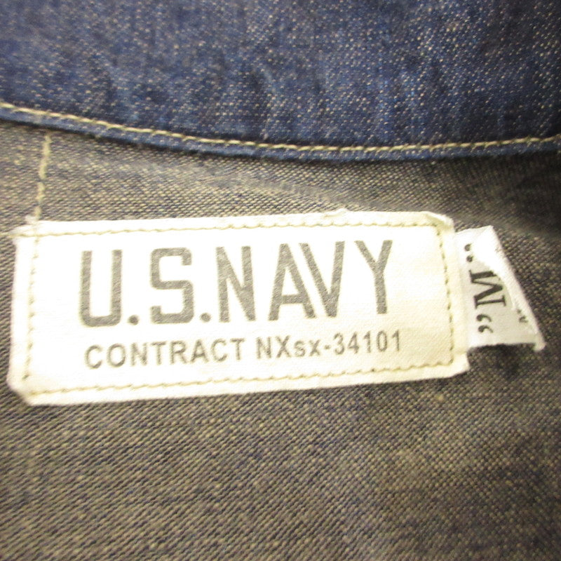【中古】COLIMBO | コリンボ NAVAL WORK JKT. N-3 TYPE カバーオール ZZ-0163 ネイビー サイズ：M