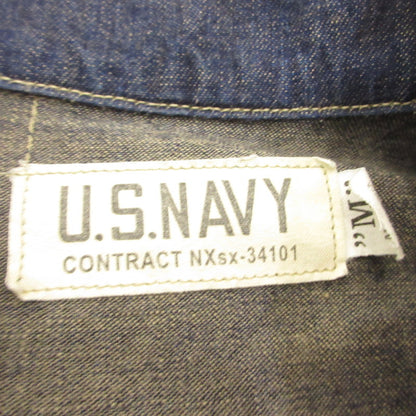 【中古】COLIMBO | コリンボ NAVAL WORK JKT. N-3 TYPE カバーオール ZZ-0163 ネイビー サイズ：M