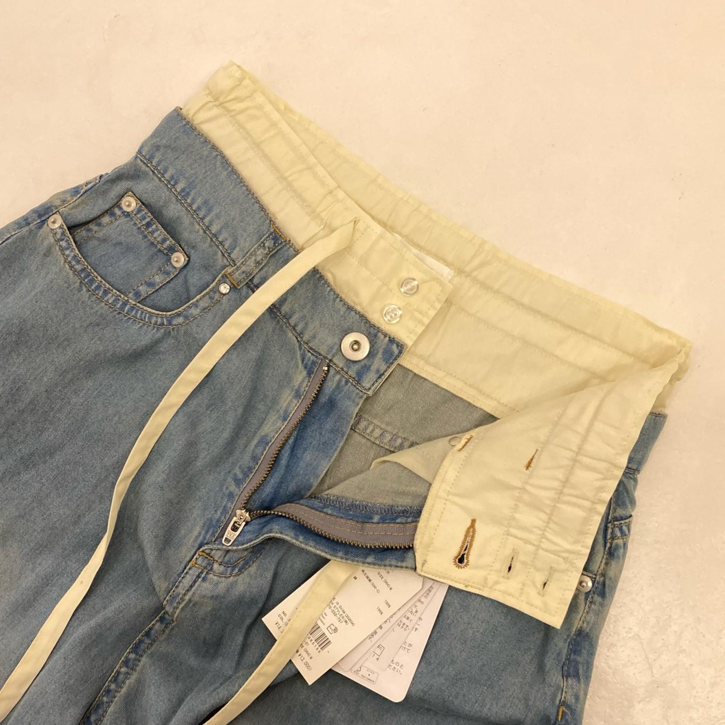 【中古】 LAYERED LOOSE DENIM パンツ 592532400101-01 2025S/S ブルー サイズ：M