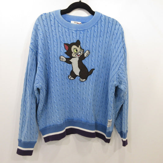 【中古】MOUSSY | マウジー MD ケーブルニット セーター 010ISY70-0751 ｻｲｽﾞ:F ブルー