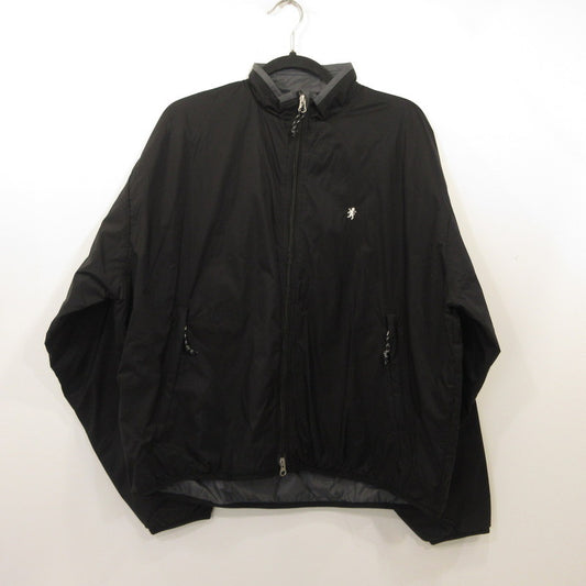 【中古】GYMPHLEX | ジムフレックス LIGHT SHADOW RIPSTOP ナイロンジャケット GY-A0560 ブラック サイズ：M