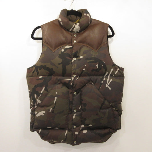 【中古】Rocky Mountain FeatherBed | ロッキーマウンテンフェザーベッド ダウンベスト 1243AV01 カモ サイズ：36