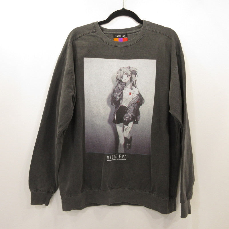 【中古】 VINTAGE ILLUSTRATION Sweat (ASUKA) スウェット グレー サイズ：L