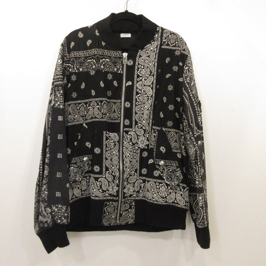 【中古】OLDPARK | オールドパーク BANDANA FLIGHT JACKET ブルゾン サイズ：L