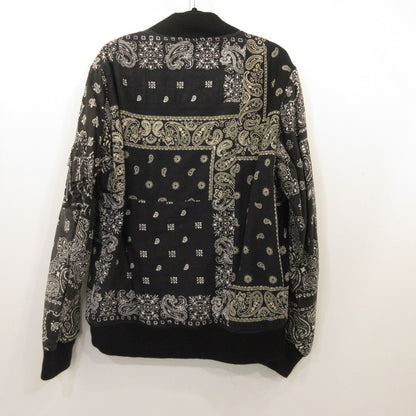 【中古】OLDPARK | オールドパーク BANDANA FLIGHT JACKET ブルゾン サイズ：L