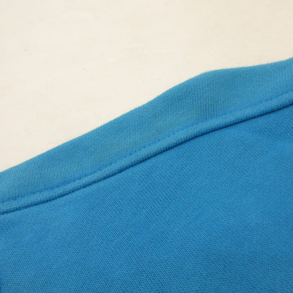 【中古】VANSON | バンソン ボーンプリント ライダースジャケット ブルー サイズ：M