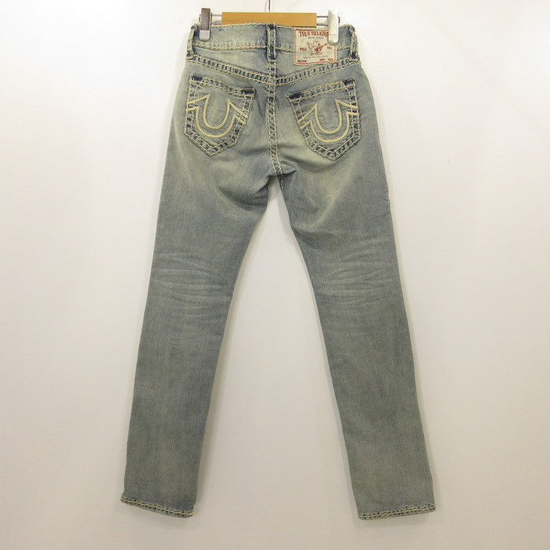 【中古】TRUE RELIGION | トゥルーレリジョン RICKY NO FLAP ROPE SUPER T デニムパンツ 107049-IDLL ライトブルー