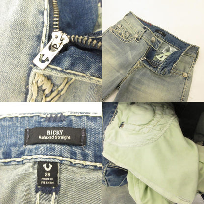 【中古】TRUE RELIGION | トゥルーレリジョン RICKY NO FLAP ROPE SUPER T デニムパンツ 107049-IDLL ライトブルー