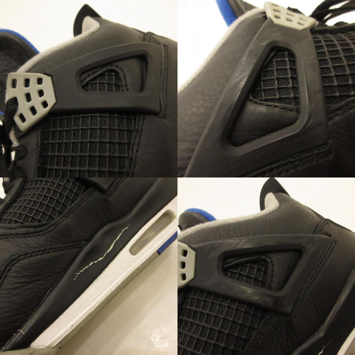 【中古】NIKE | ナイキ AIR JORDAN 4 RETRO スニーカー 308497-006 2017S/S ブラック 27cm