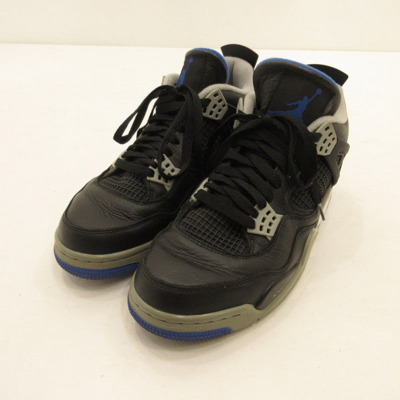 【中古】NIKE | ナイキ AIR JORDAN 4 RETRO スニーカー 308497-006 2017S/S ブラック 27cm