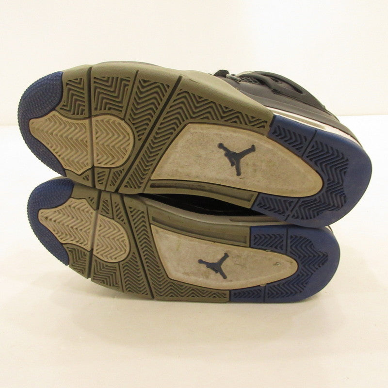 【中古】NIKE | ナイキ AIR JORDAN 4 RETRO スニーカー 308497-006 2017S/S ブラック 27cm