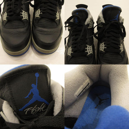 【中古】NIKE | ナイキ AIR JORDAN 4 RETRO スニーカー 308497-006 2017S/S ブラック 27cm