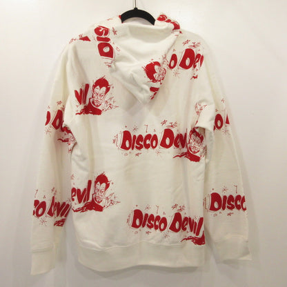 【中古】WACKO MARIA | ワコマリア DISCO DEVIL パーカー ホワイト サイズ：L