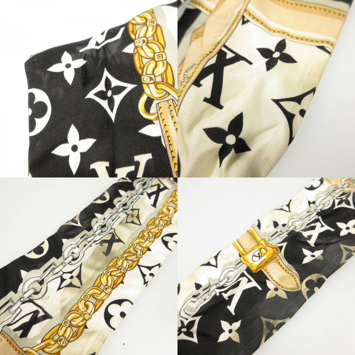 【中古】LOUIS VUITTON | ルイ・ヴィトン バンドーモノグラムコンフィデンシャル ハンカチ M78656