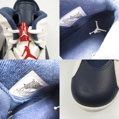 【中古】NIKE | ナイキ AIR JORDAN 6 RETRO WHITE AND MIDNIGHT NAVY スニーカー CT8529-164 年式:2024S/S ホワイト 27cm