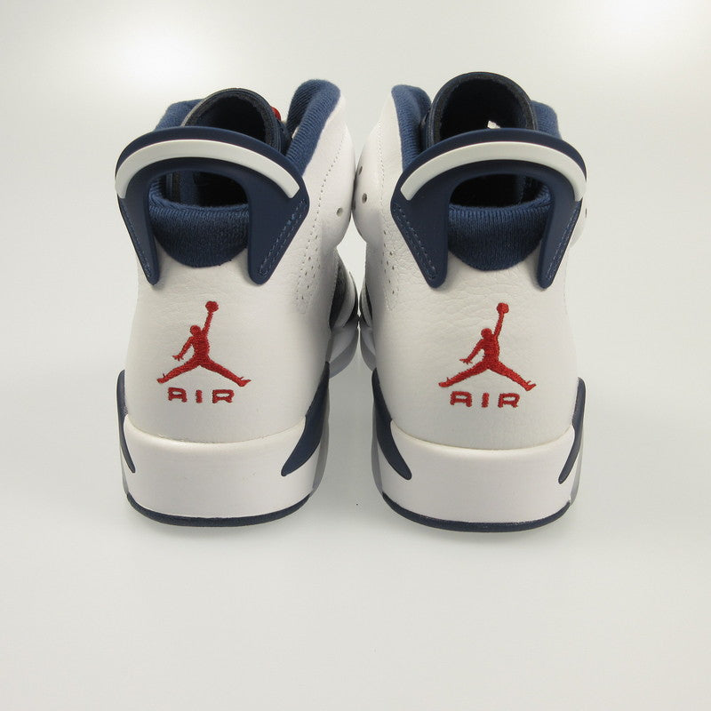 【中古】NIKE | ナイキ AIR JORDAN 6 RETRO WHITE AND MIDNIGHT NAVY スニーカー CT8529-164 年式:2024S/S ホワイト 27cm