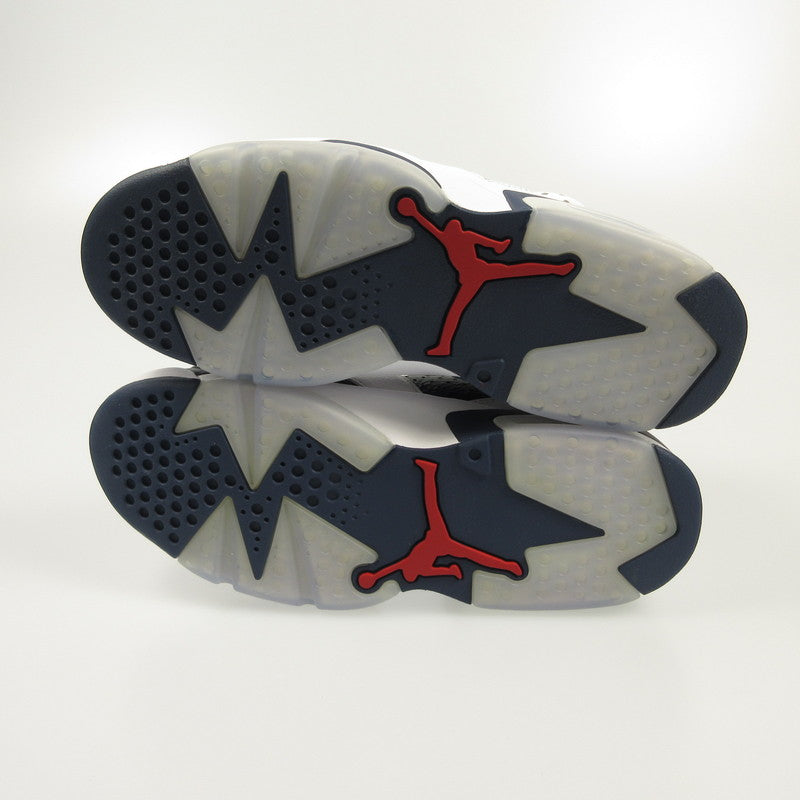 【中古】NIKE | ナイキ AIR JORDAN 6 RETRO WHITE AND MIDNIGHT NAVY スニーカー CT8529-164 年式:2024S/S ホワイト 27cm