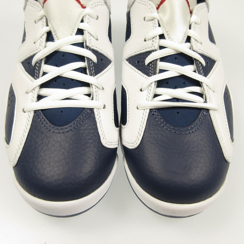 【中古】NIKE | ナイキ AIR JORDAN 6 RETRO WHITE AND MIDNIGHT NAVY スニーカー CT8529-164 年式:2024S/S ホワイト 27cm