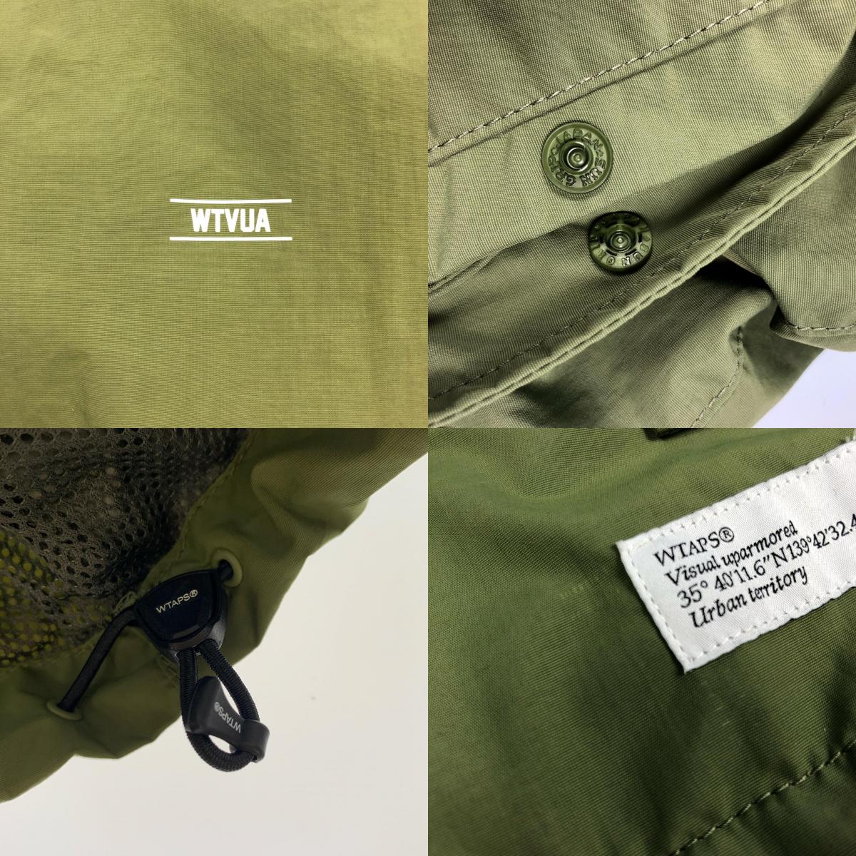 【中古】W)TAPS | ダブルタップス SBS / Jacket / Nylon. Taffeta. Brackets その他アウター 232WVDT-JKM03 2023A/W グリーン サイズ：2