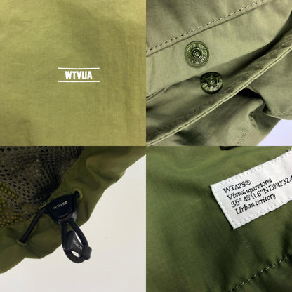 【中古】W)TAPS | ダブルタップス SBS / Jacket / Nylon. Taffeta. Brackets その他アウター 232WVDT-JKM03 2023A/W グリーン サイズ：2